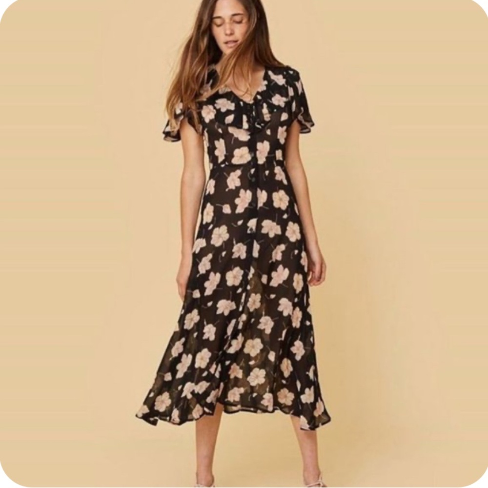 Christy Dawn Silk Daisy Dress in Dandelion (Sz M)